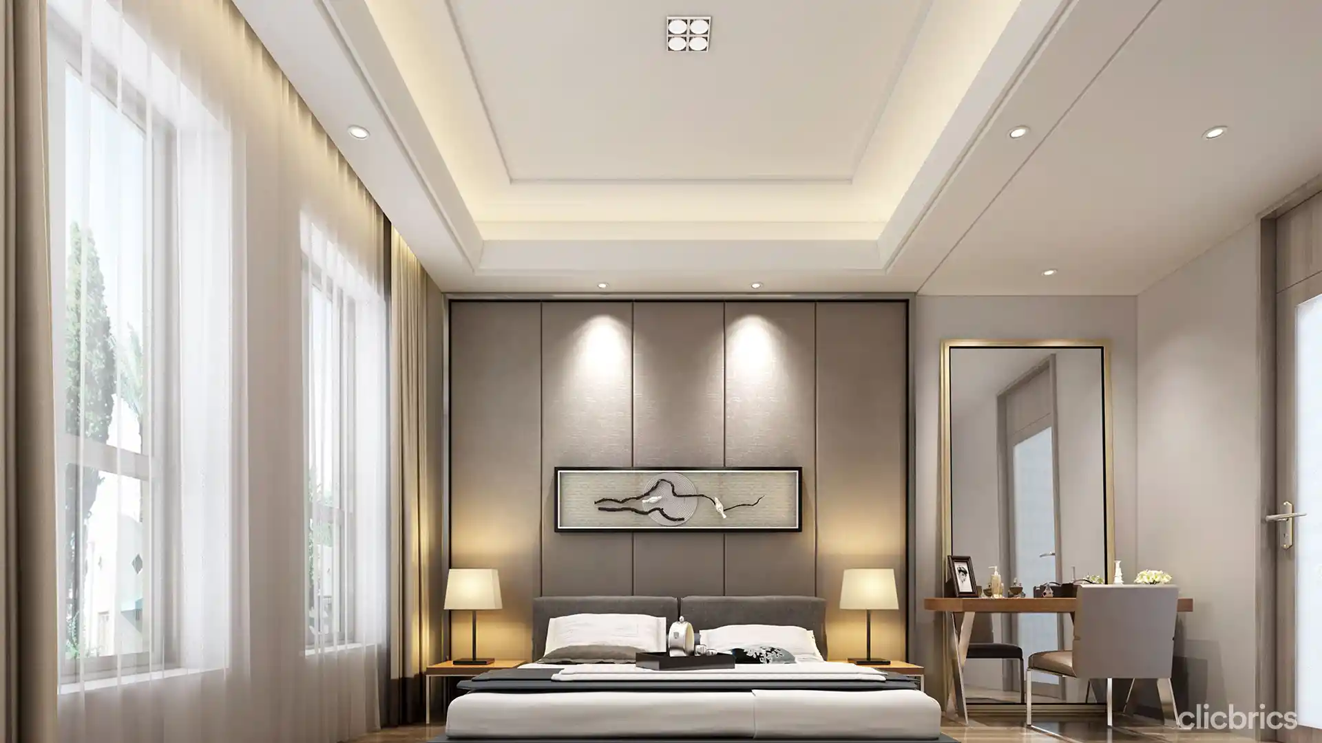 False ceiling design for bedroom